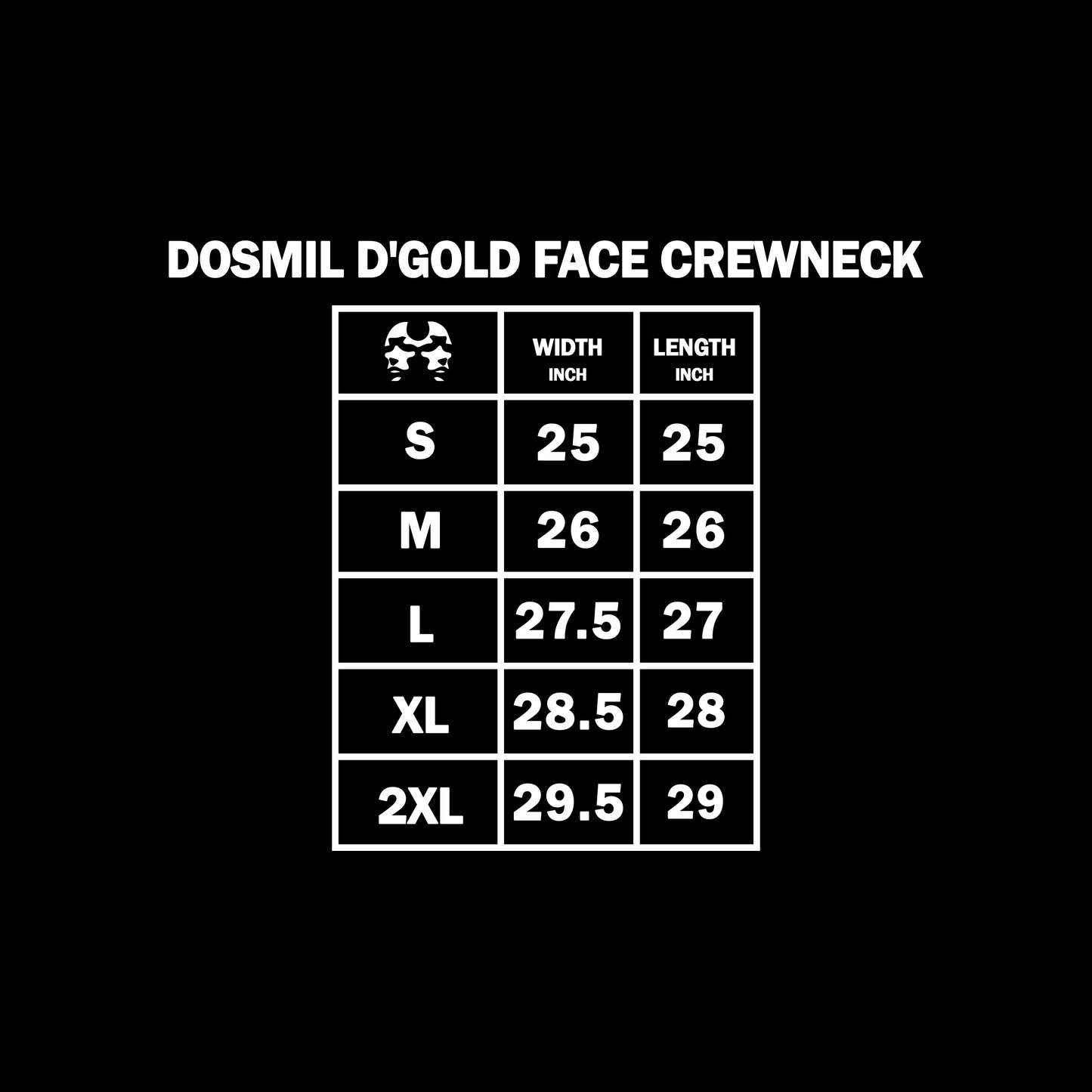 Dos Mil D'Gold Face Crewneck