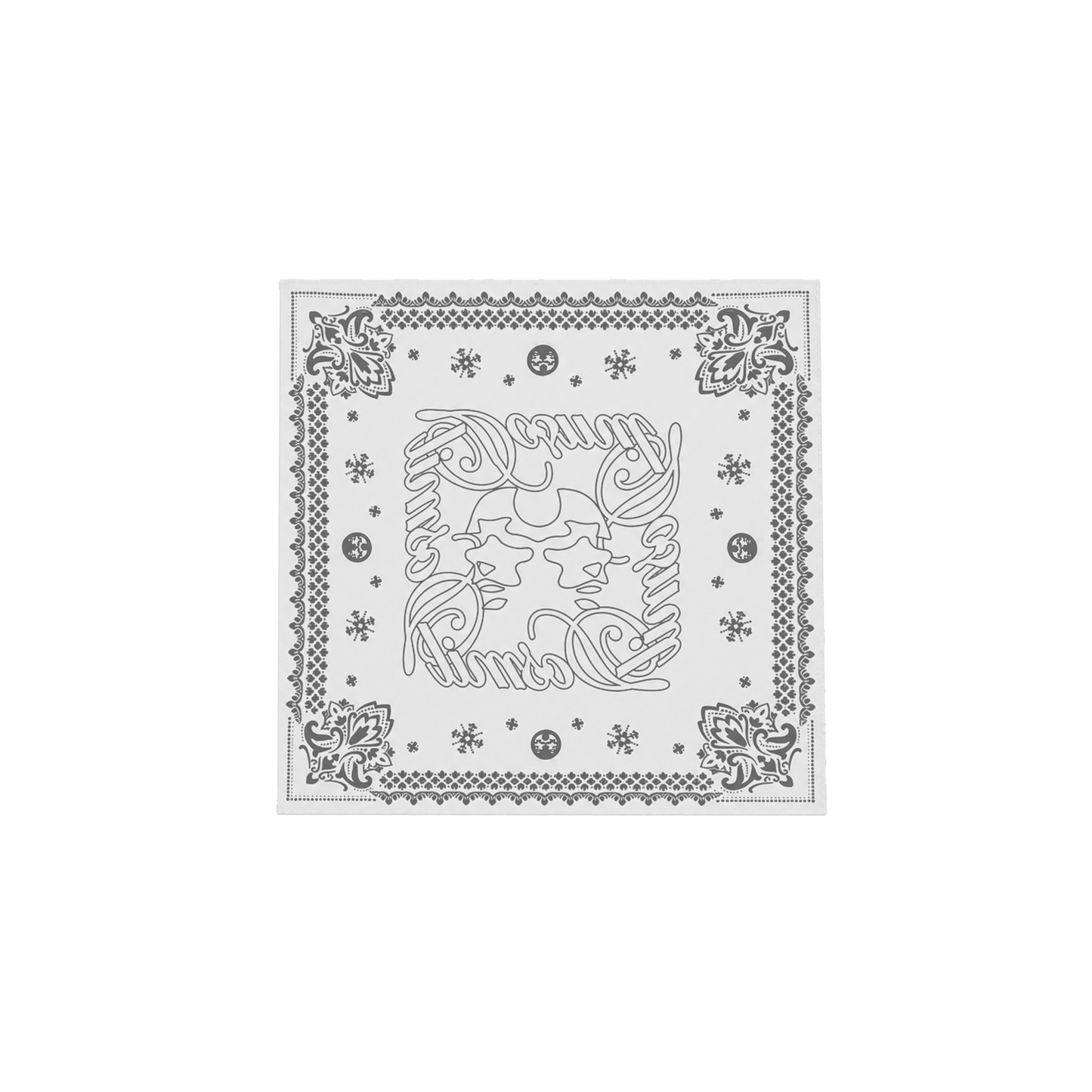 Dos Mil White Fleur Scarf