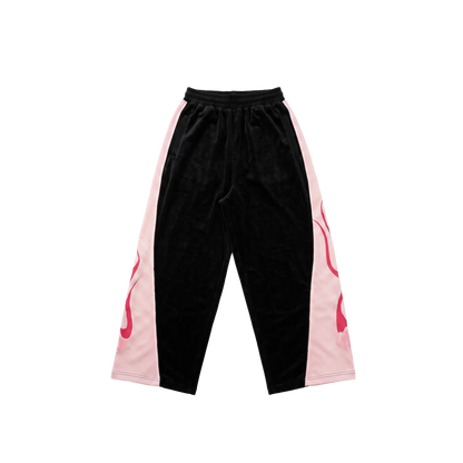 Dos Mil Pink Flame Face Pants
