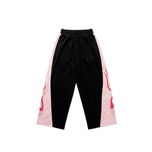 Dos Mil Pink Flame Face Pants