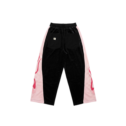 Dos Mil Pink Flame Face Pants
