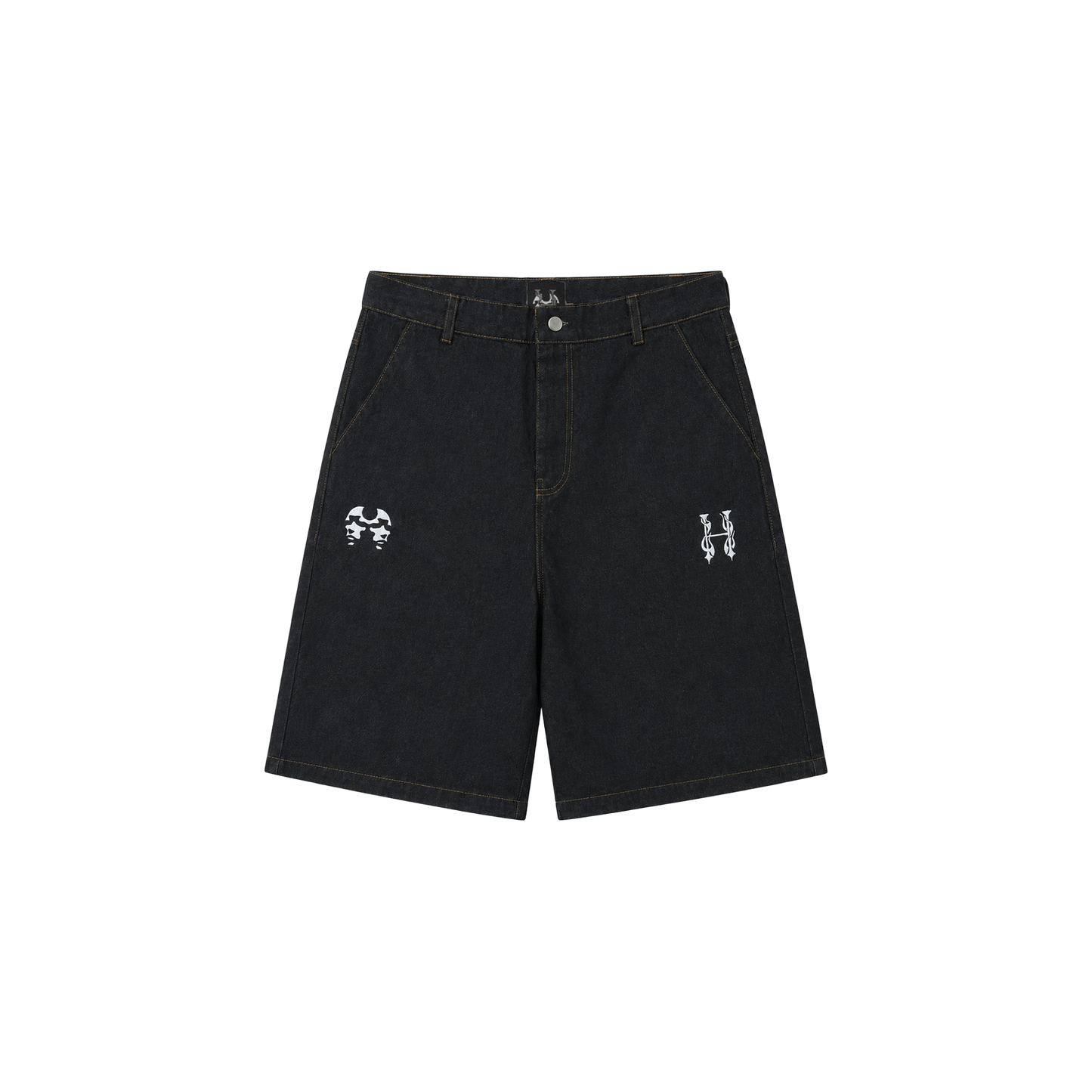 Dos Mil Black HD Denim Short