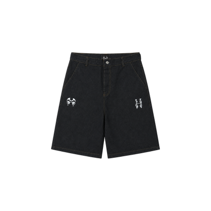 Dos Mil Black HD Denim Short