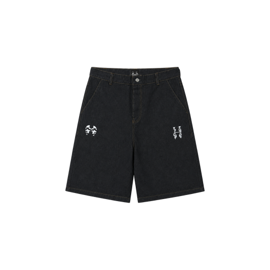 Dos Mil Black HD Denim Short