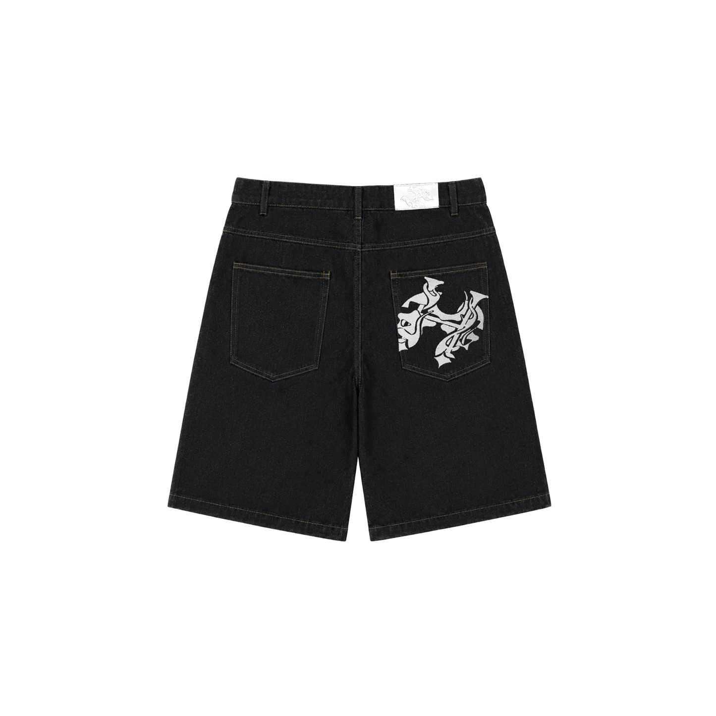 Dos Mil Black HD Denim Short