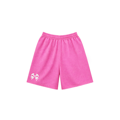 Dos Mil OG Logo Pink Mesh Short
