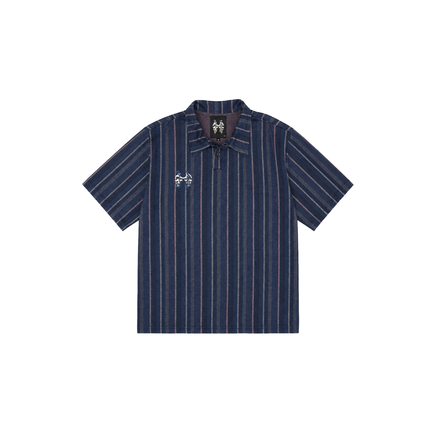 Dos Mil Blue Plaid Polo Twoface Inferno Logo