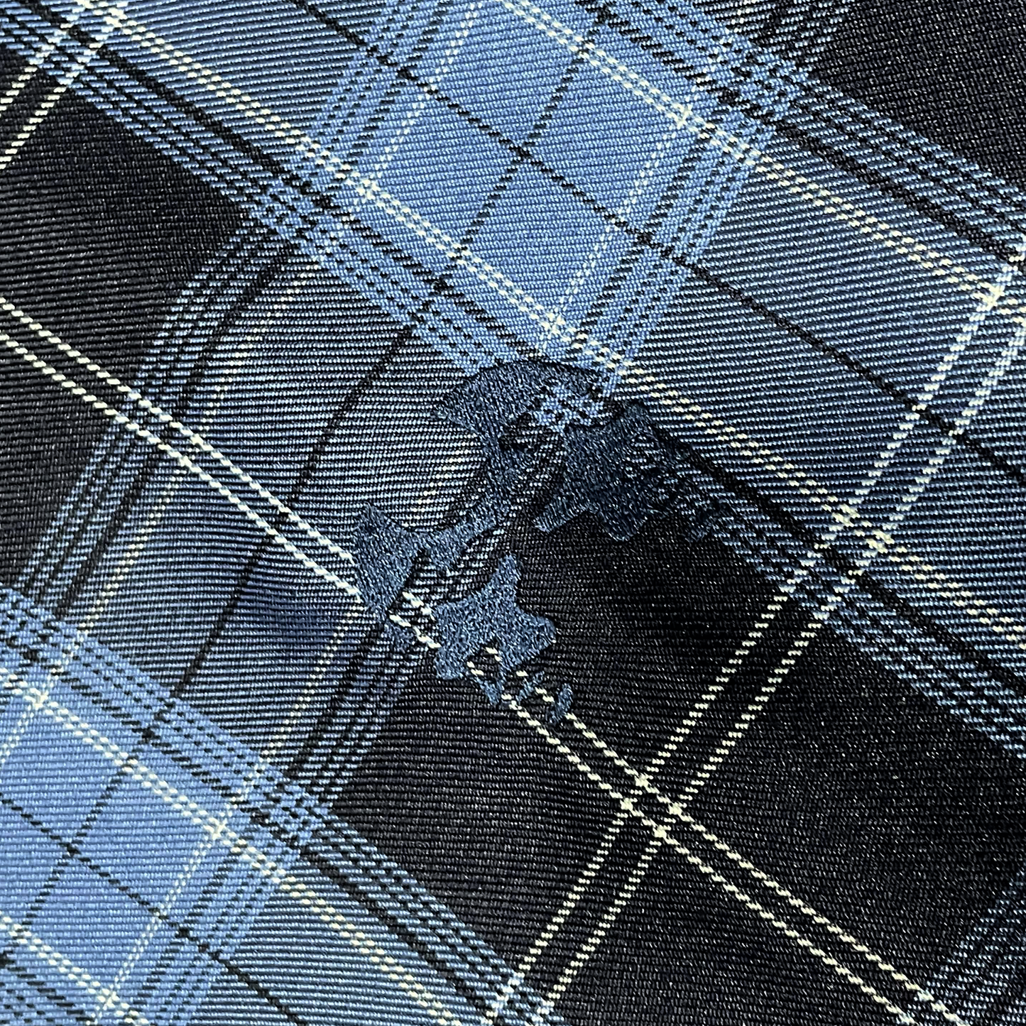 Dos Mil Blue Checkered Top