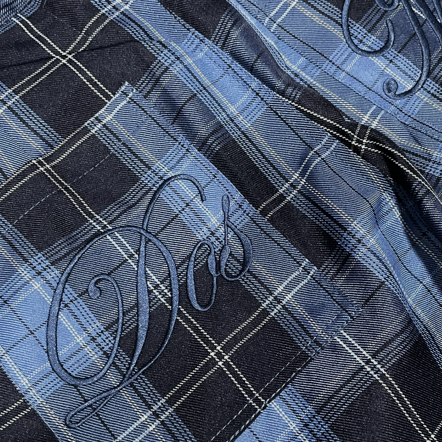 Dos Mil Blue Checkered Pant