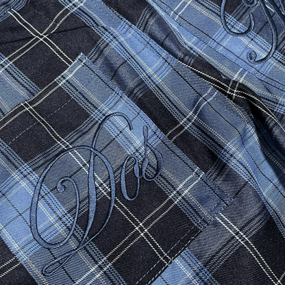 Dos Mil Blue Checkered Pant