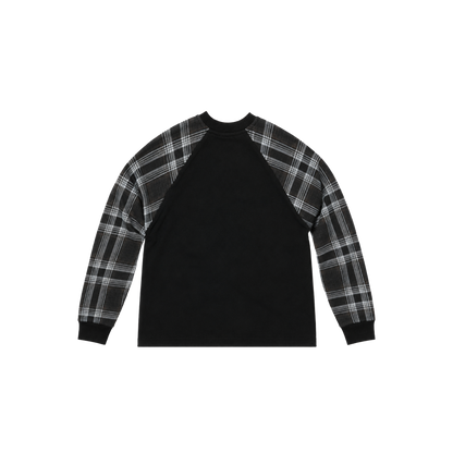 Dos Mil Raglan Top Plaid