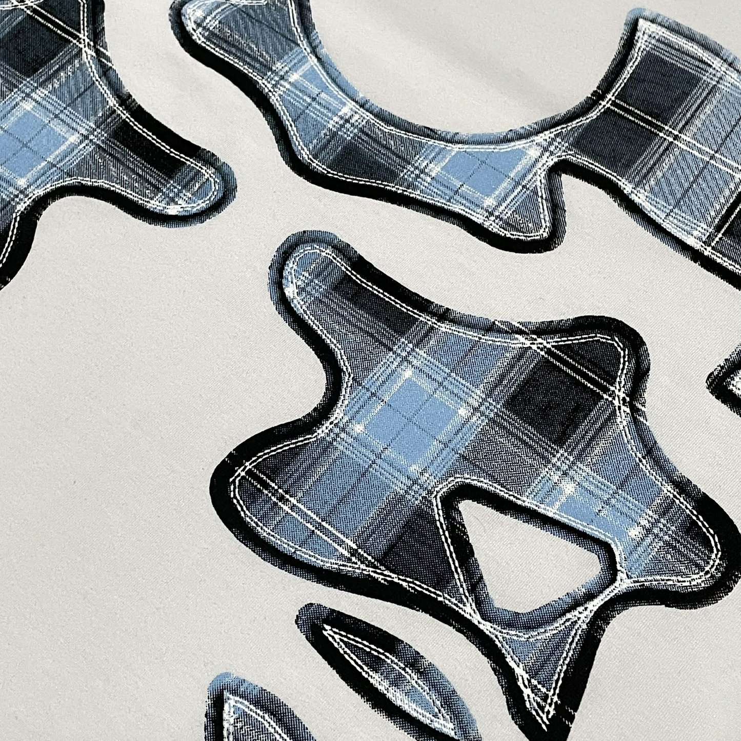 Dos Mil Blue Checkered Tee