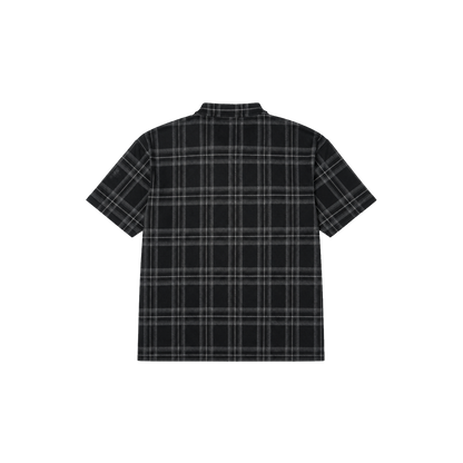Dos Mil Black Plaid Polo Twoface Inferno Logo