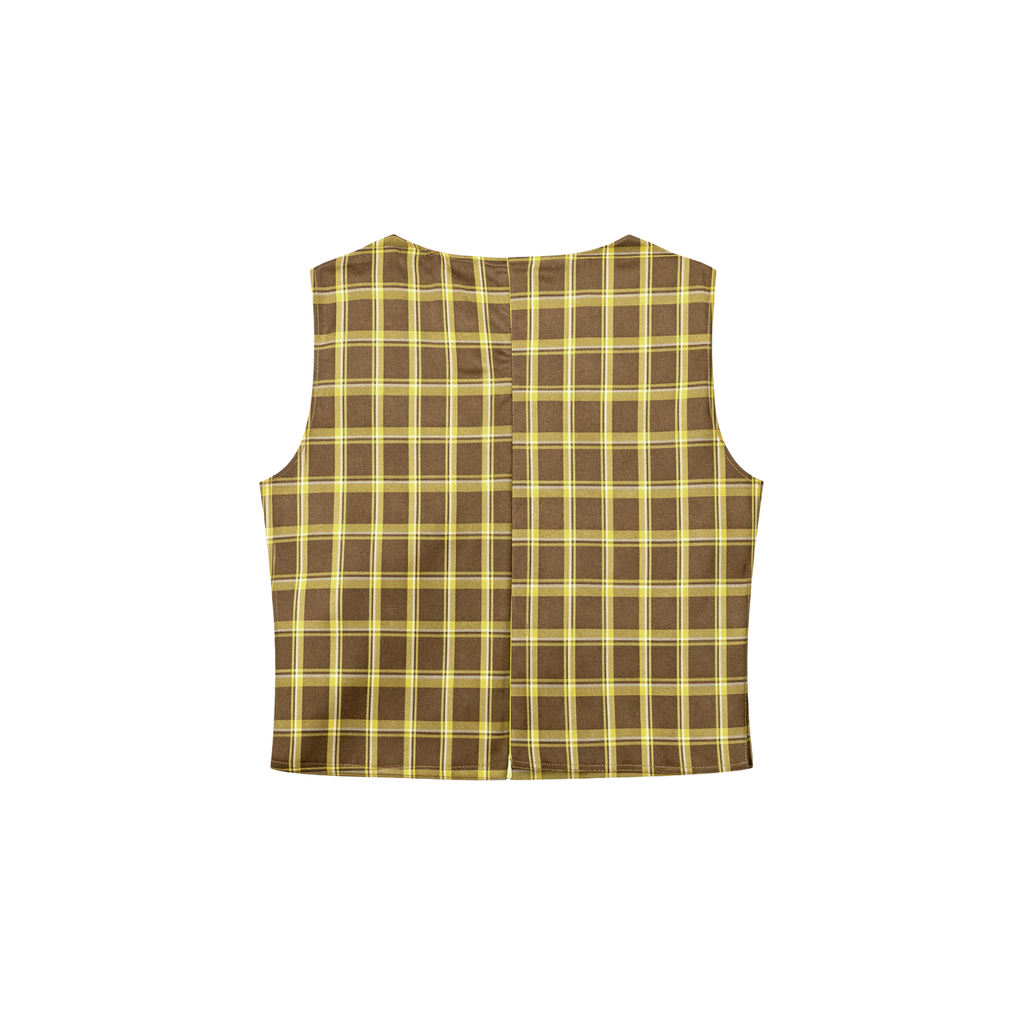 Dos Mil Yellow Checkered Top