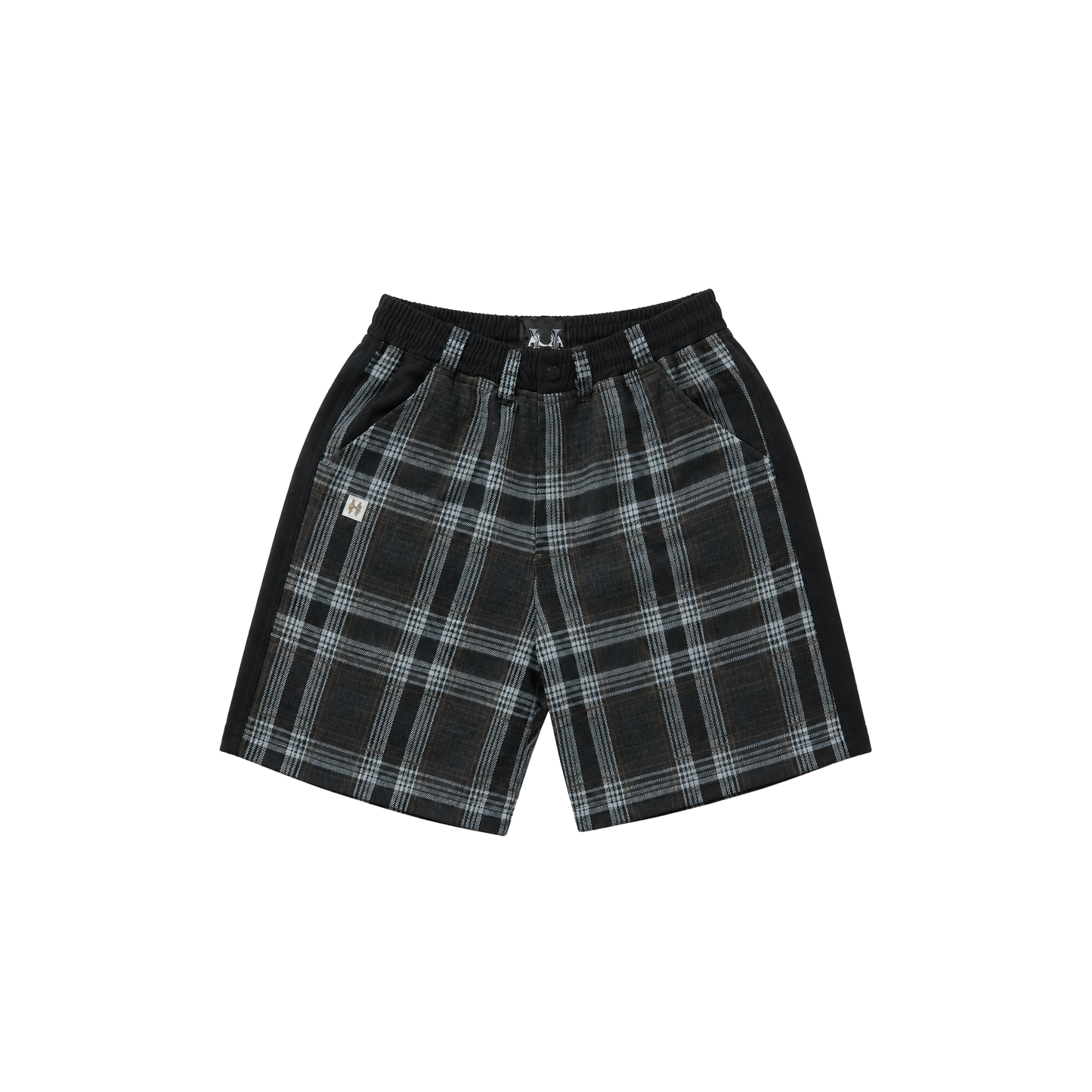 Dos Mil Black Checkered Twoface Inferno Logo Short