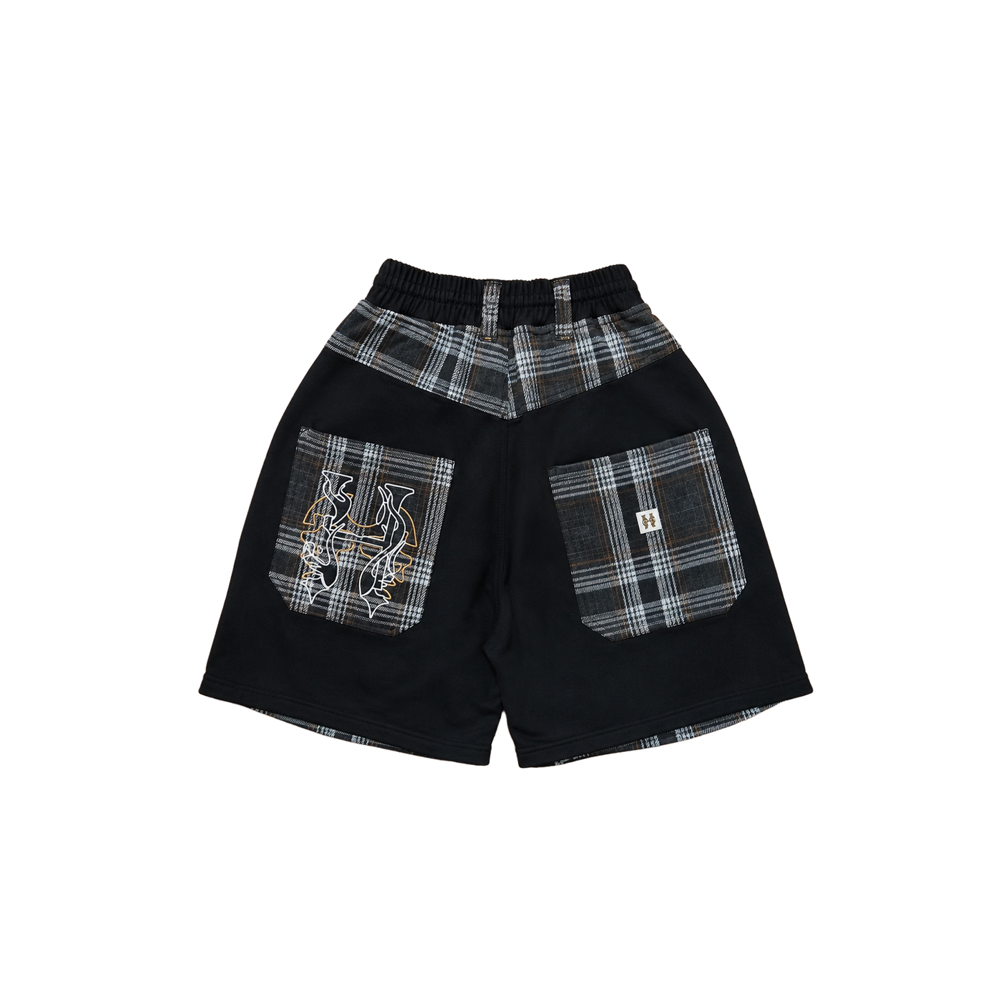 Dos Mil Black Checkered Twoface Inferno Logo Short