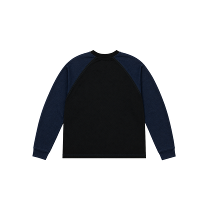 Dos Mil Raglan Top Blue Checkered