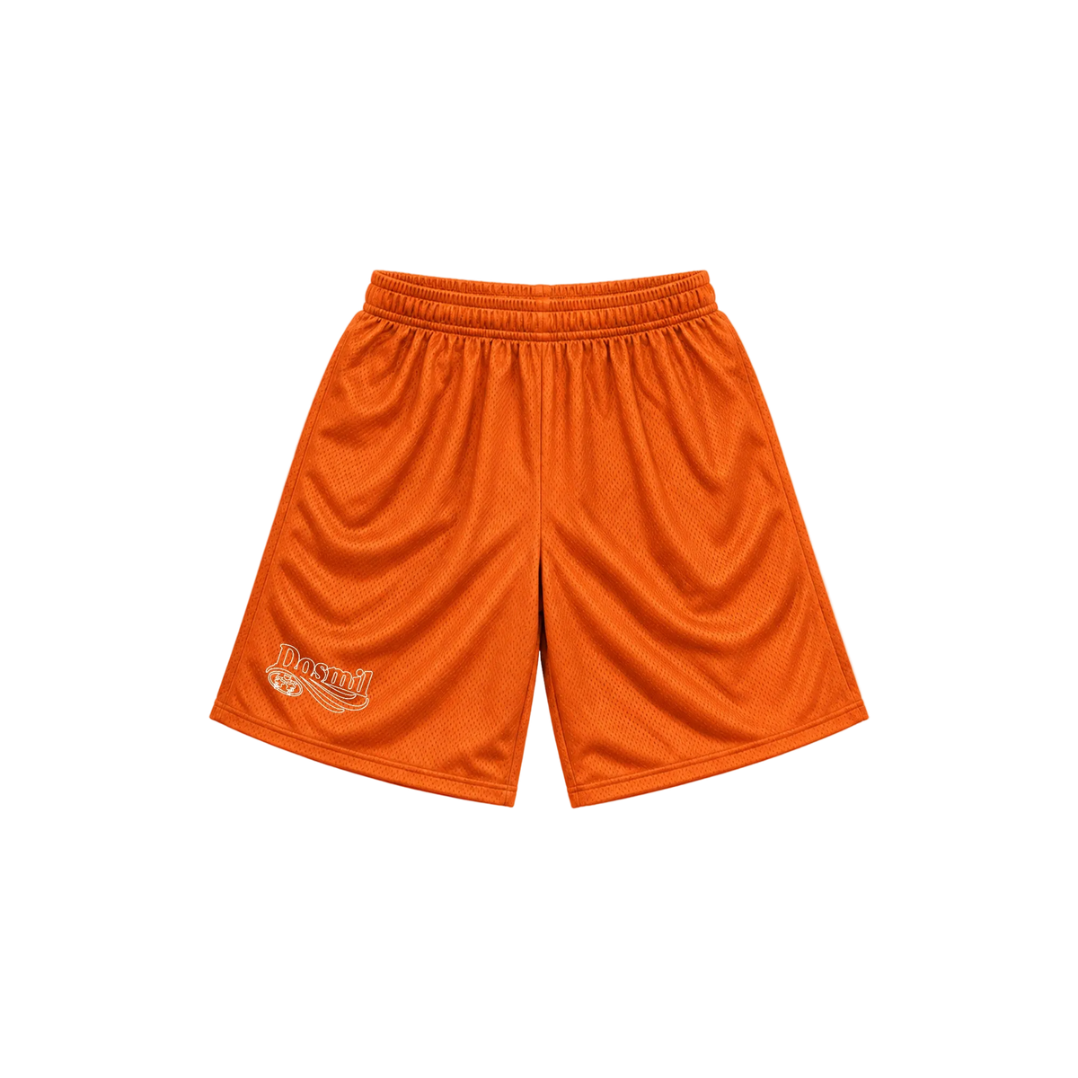 Dos Mil Orange Wave Mesh Short