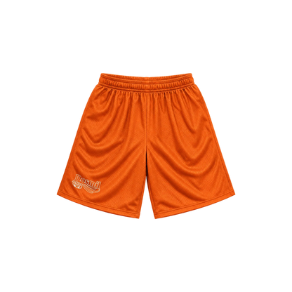 Dos Mil Orange Wave Mesh Short