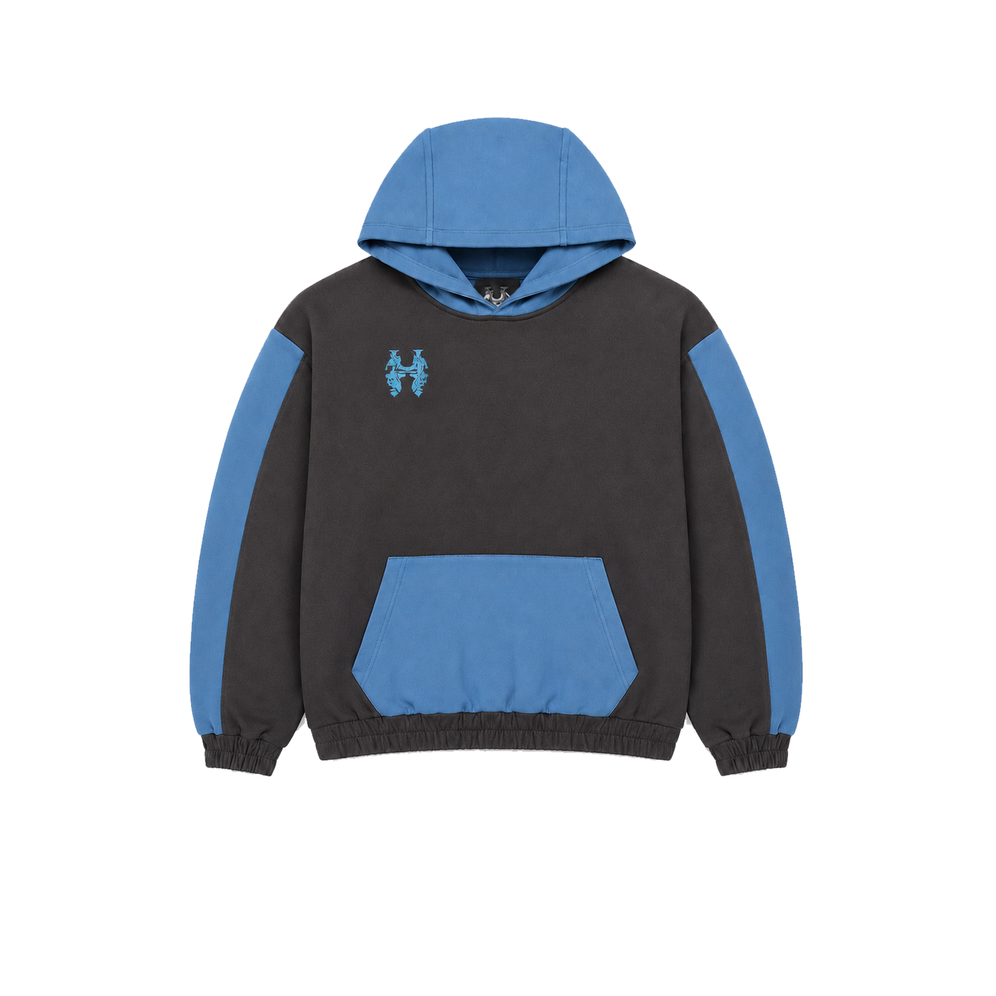 Dos Mil Gray Blue Twoface Inferno Hoodie