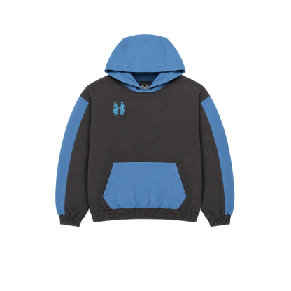 Dos Mil Gray Blue Twoface Inferno Hoodie