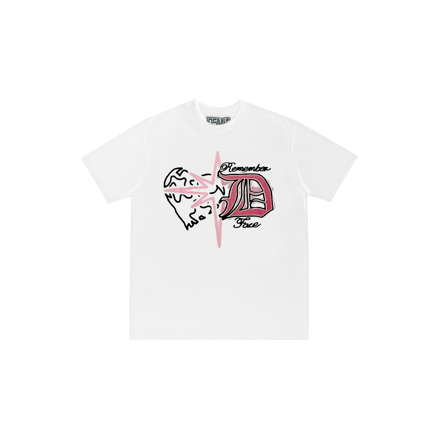 Dos Mil Pink Airbrush Tee