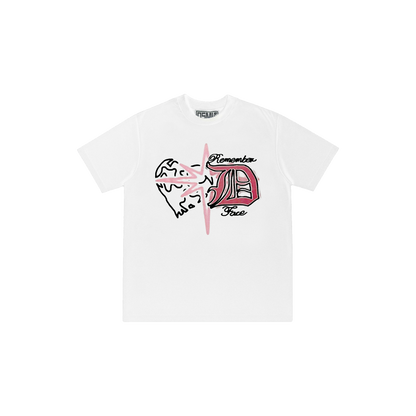 Dos Mil Pink Airbrush Tee