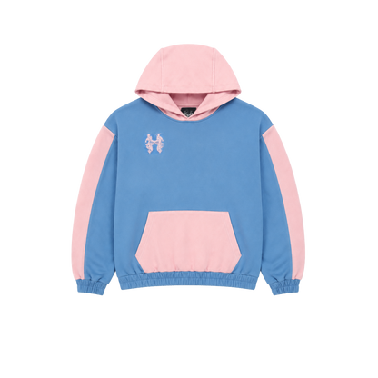 Dos Mil Blue Pink Twoface Inferno Hoodie