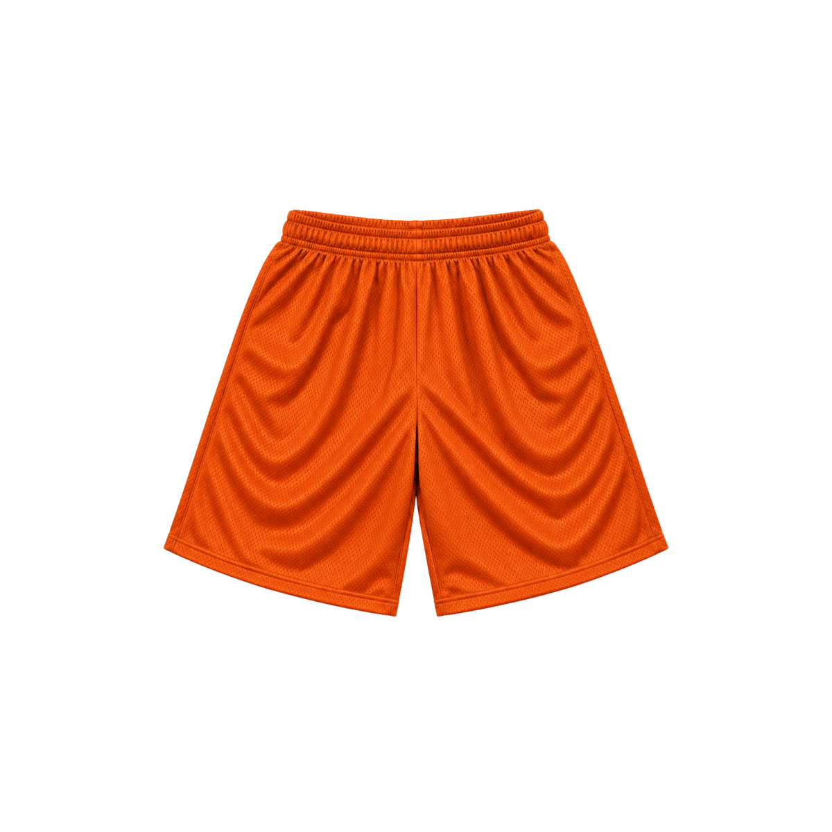 Dos Mil Orange Wave Mesh Short