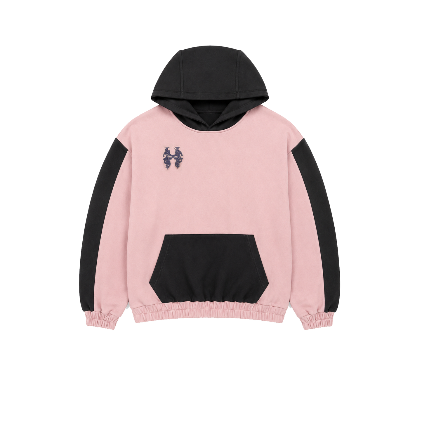 Dos Mil Pink Gray Twoface Inferno Hoodie