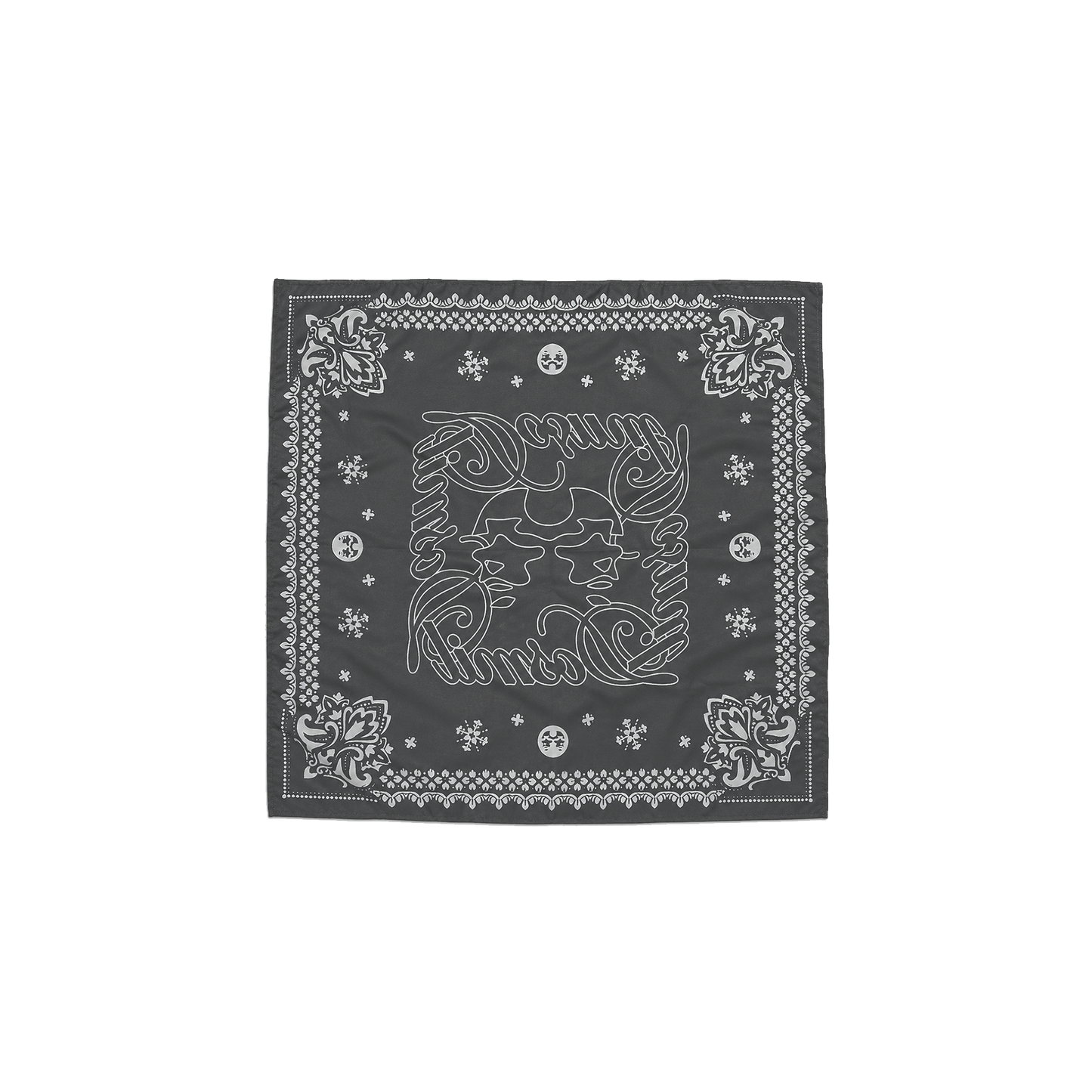 Dos Mil Black Fleur Scarf