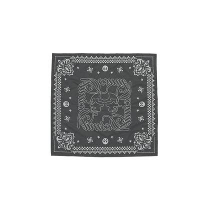 Dos Mil Black Fleur Scarf