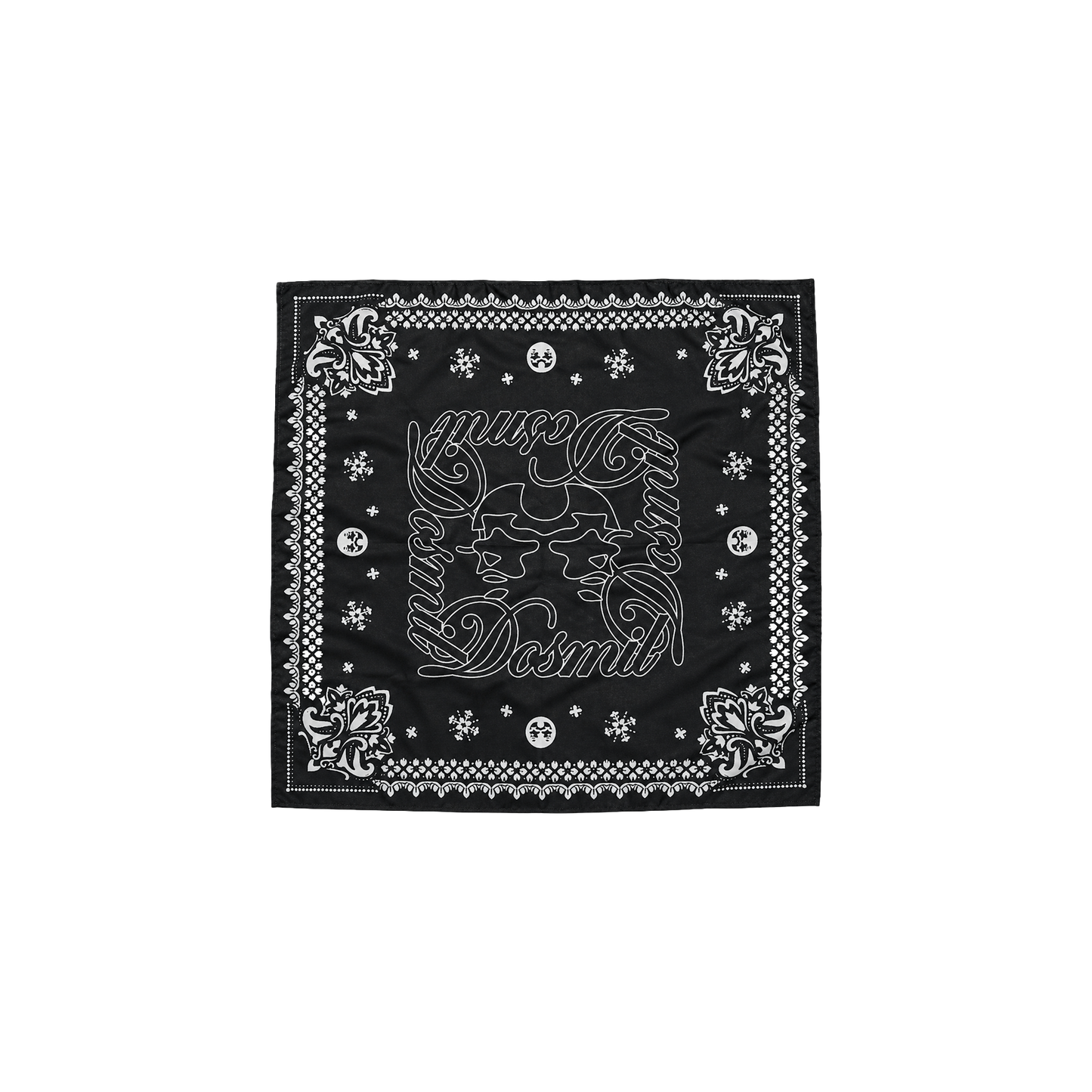 Dos Mil Black Fleur Scarf