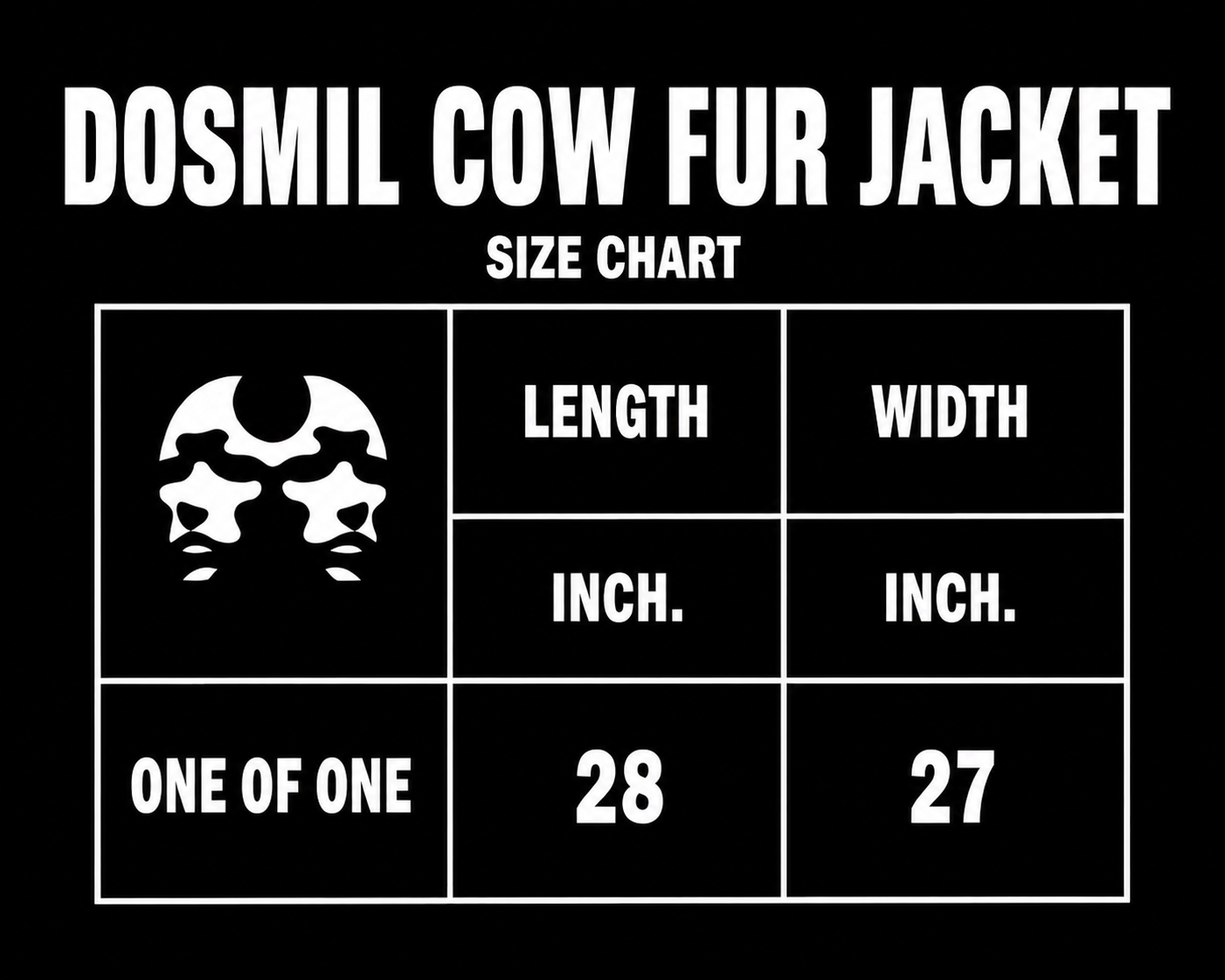 Dos Mil Cow Fur Jacket