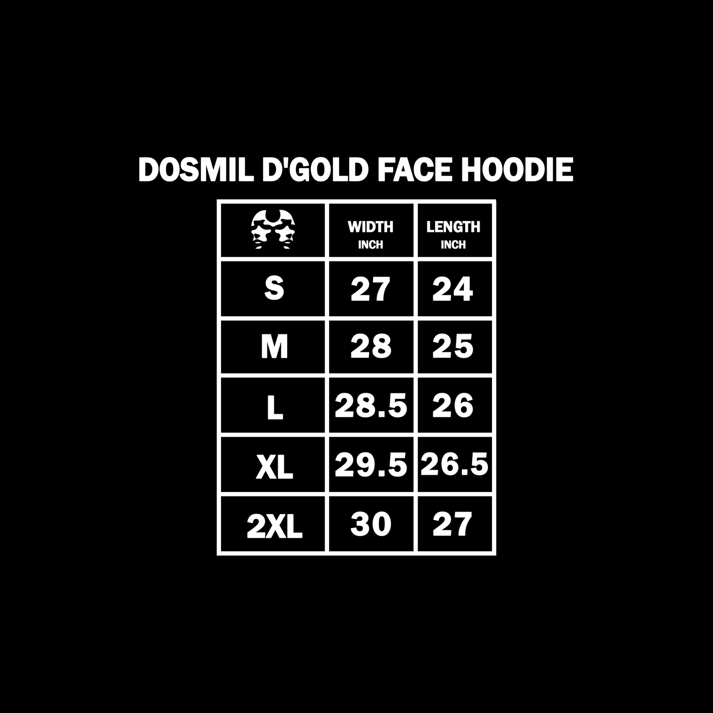 Dos Mil D'Gold Face Hoodie