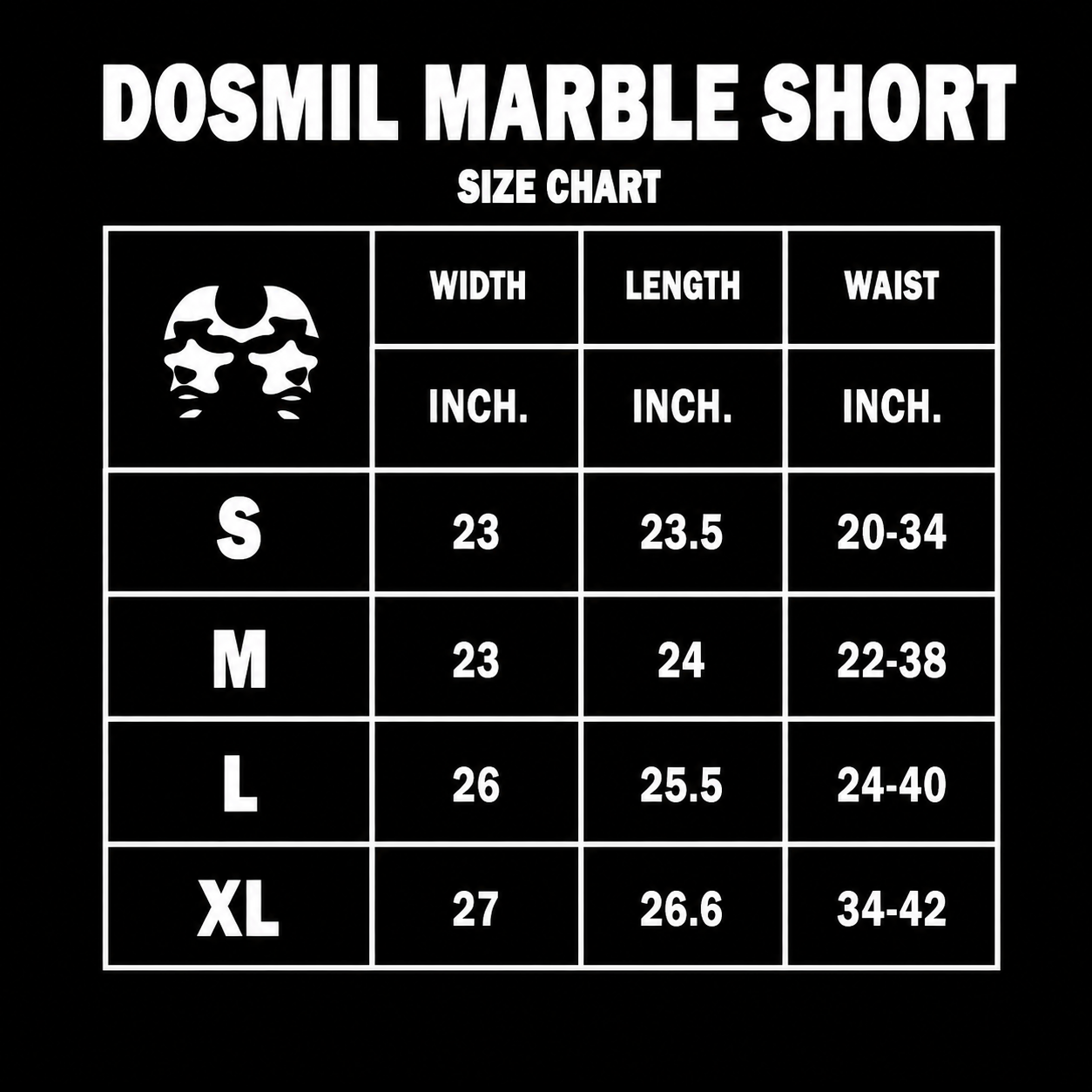 Dos Mil Marble Short