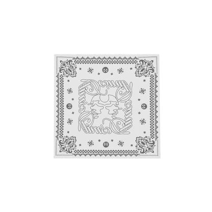 Dos Mil White Fleur Scarf