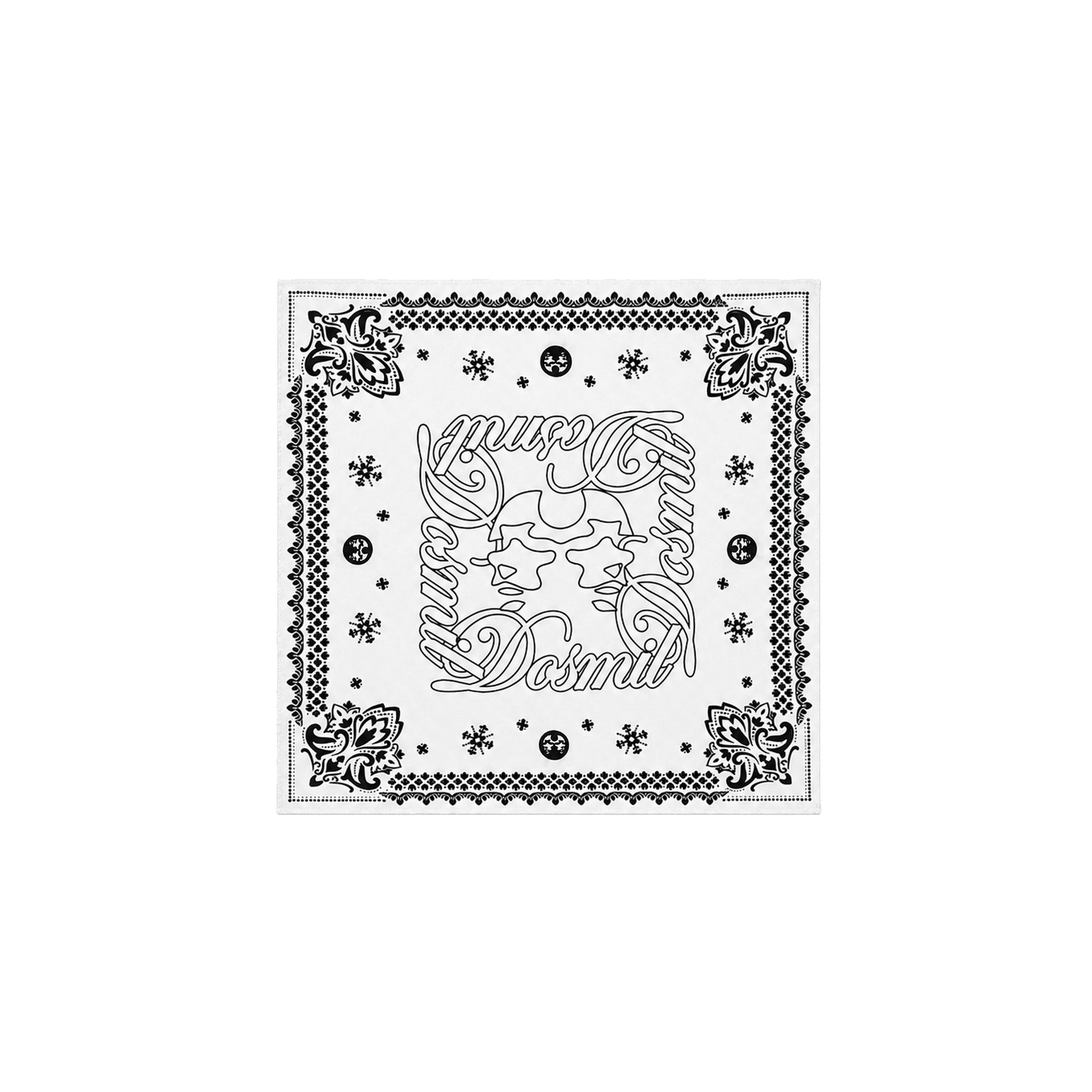 Dos Mil White Fleur Scarf