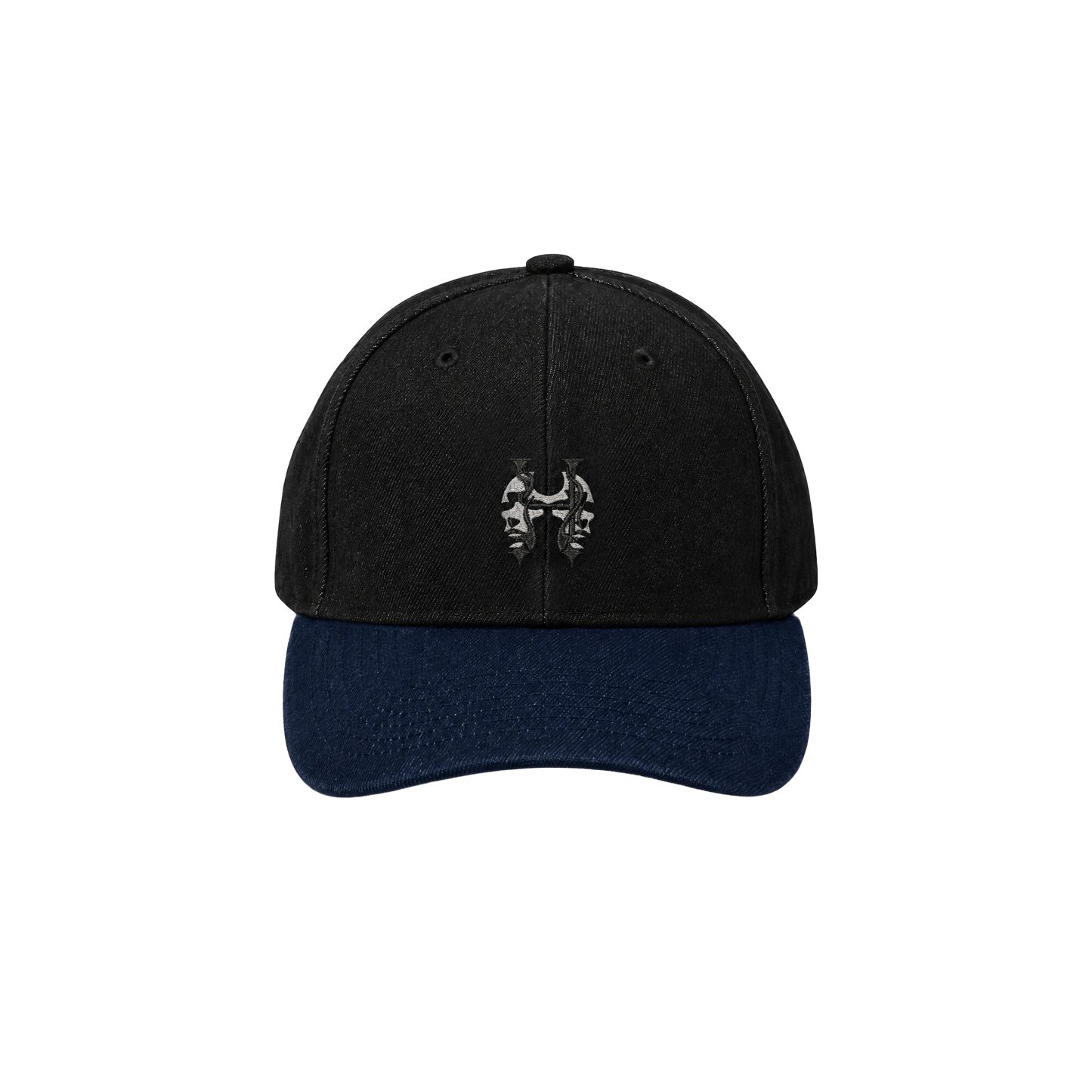 Dos Mil Black Denim Unstructured Twoface Inferno Cap