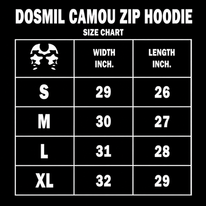 Dos Mil Camou Zip Hoodie