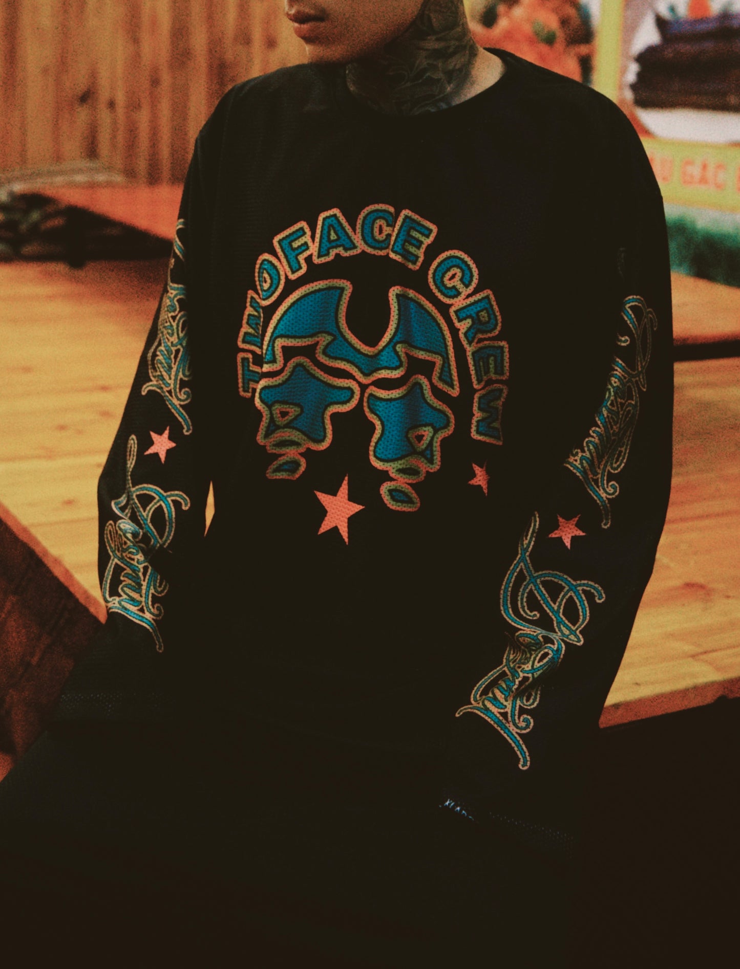 Dos Mil Vietnam Long Sleeve Mesh Shirt