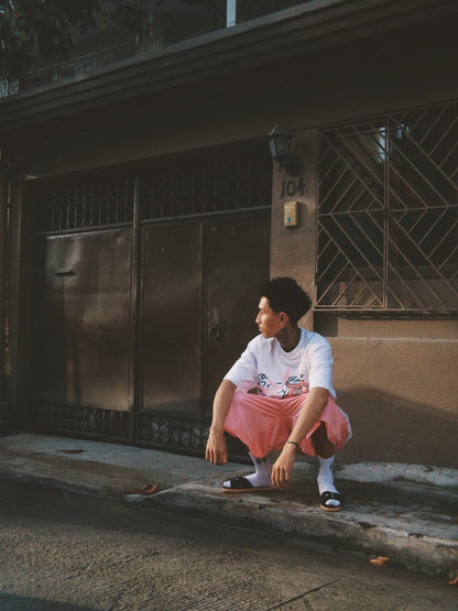 Dos Mil OG Logo Pink Mesh Short