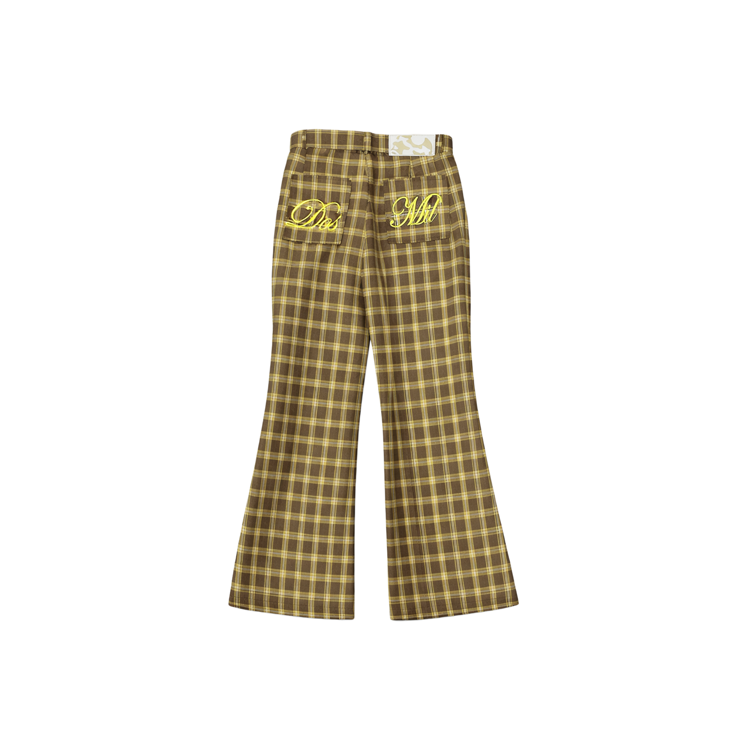 Dos Mil Yellow Checkered Pant