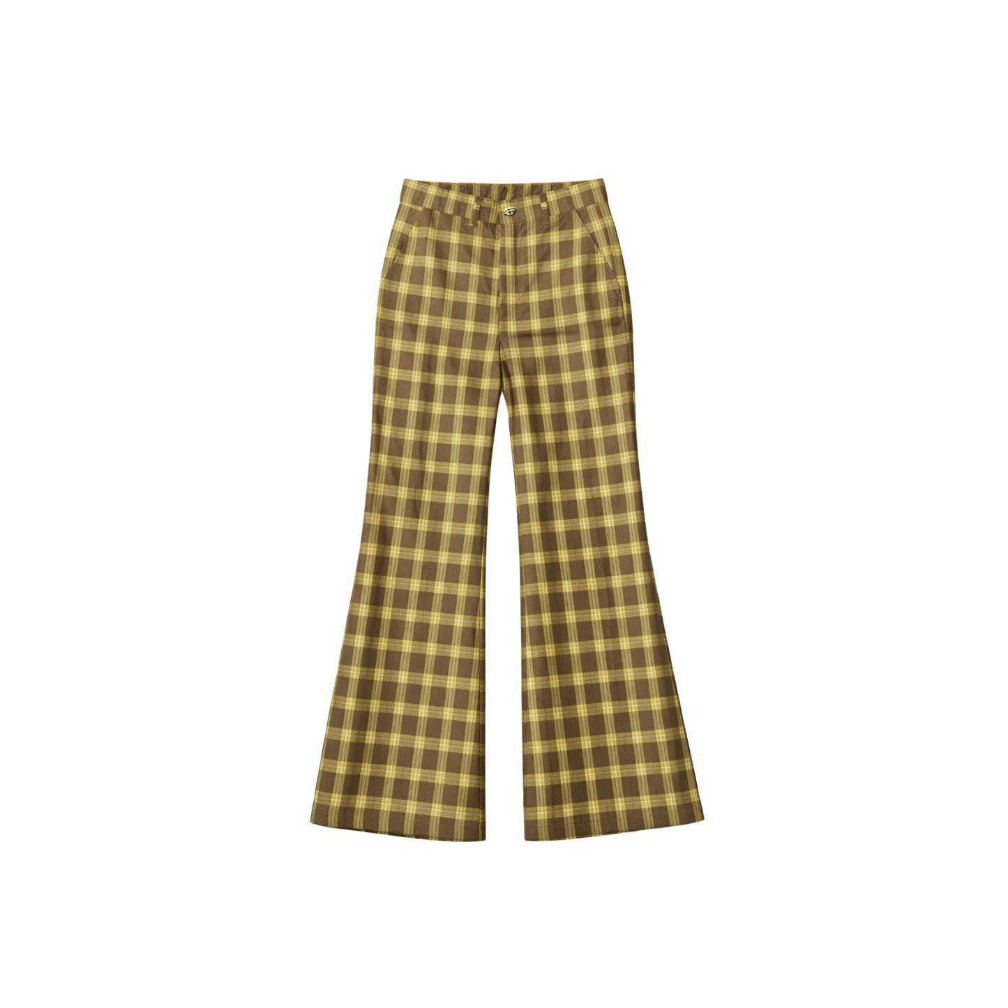 Dos Mil Yellow Checkered Pant